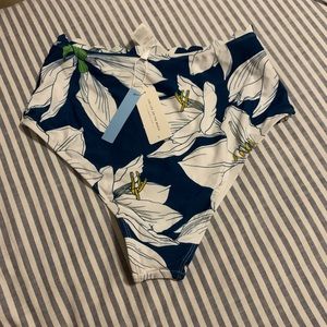 **NWT** CUPSHE High Rose Floral Bikini Bottoms L